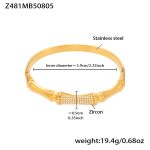 color: Z481-Gold Bangle