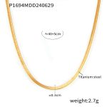 color: P1694-Gold Necklace