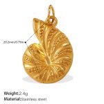 color: PJ924G Gold Pendant