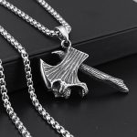 color: Skull Axe + Stainless Steel Chain