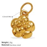 color: PJ898G Gold Pendant