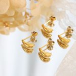 Simple Personalized All-Match Mini Water Drop Temperament Stud Earrings Design Creative Ornament Female