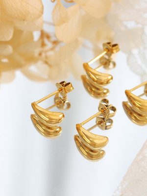 Simple Personalized All-Match Mini Water Drop Temperament Stud Earrings Design Creative Ornament Female