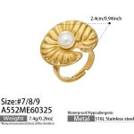 color: A552-Gold Ring / size: US 7