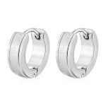 color: 4*9 Matte Earrings Steel Color