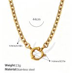 color: XL483G Gold Necklace