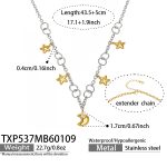 color: TXP537-Mixed Color Necklace 43.5+5cm