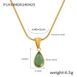 color: P1433-Gold Necklace