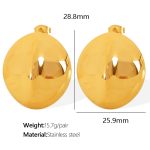 color: EH479 Gold Earrings