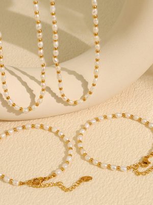 Vintage Freshwater Pearl Necklace Women's Design Bracelet All-Match Jewelry Women's Bracelet