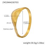 color: Z453-Gold Zircon Bangle