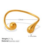 color: SZ342G Gold Bangle