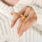 color: A229-Gold Ring / size: US 7