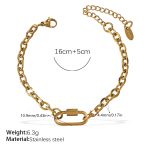 color: SL291G Gold Bracelet