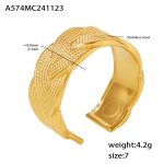 color: A574-Gold Ring / size: One US 7