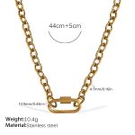 color: XL662G Gold Necklace