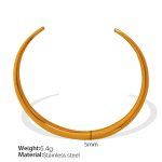 color: SZ75 Hollow Gold Bangle