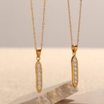 New Style Collarbone Necklace Light Luxury Trendy Zircon Temperament Women's Necklace