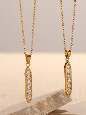 New Style Collarbone Necklace Light Luxury Trendy Zircon Temperament Women's Necklace