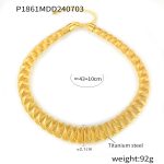 color: P1861-Gold Necklace