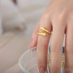 color: A527-Gold Ring / size: US 7