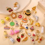 New DIY Ornament Accessories Hamburger Fries Gourmet Series Cute Mini Pendant