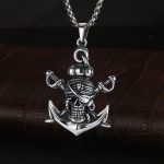 color: Skull Anchor + Stainless Steel Chain