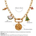 color: XL680G1 Gold Necklace