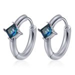color: MS-764 Steel Color Square Blue Rhinestone