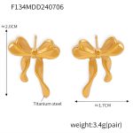 color: F134-Gold Earrings