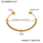 color: Z014-Gold Bangle