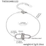 color: TXE501-Steel Color Bracelet 16+5cm