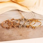 Stainless Steel Rose Open Ring Female Adjustable Light Luxury Gold Plated Diamond-Studded Design Bracelet