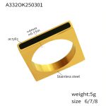 color: A332-Gold Ring / size: US 6