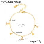 color: TXE143-Gold Bracelet