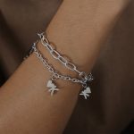 color: NE006-Steel Color Bracelet -20+5cm