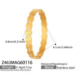 color: Z463-Gold Bangle