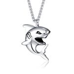 color: Shark + Stainless Steel Chain