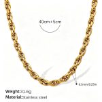 color: XL395G Gold Necklace