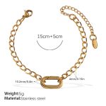 color: SL304G Gold Bracelet