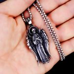 color: Virgin Mary + Steel Chain