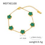 color: MDTXE100-Gold Green Color Bracelet