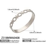 color: Z318-Steel Color Bangle