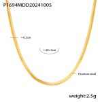 color: P1694-Gold Necklace