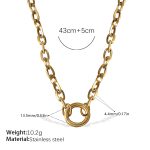 color: XL639G Gold Necklace