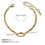 color: SL289G Gold Bracelet