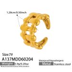 color: A137-Gold Ring / size: US 7