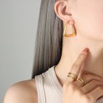 color: F417-Gold Earrings