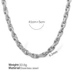 color: XL396S Silver Necklace