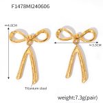 color: F1478-Gold Earrings